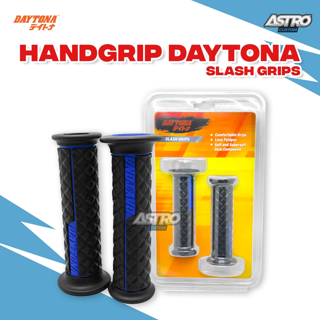 Handgrip Daytona Racing Original Slash Grips Two Tone Universal Vario Beat Scoopy PCX Hand Grip