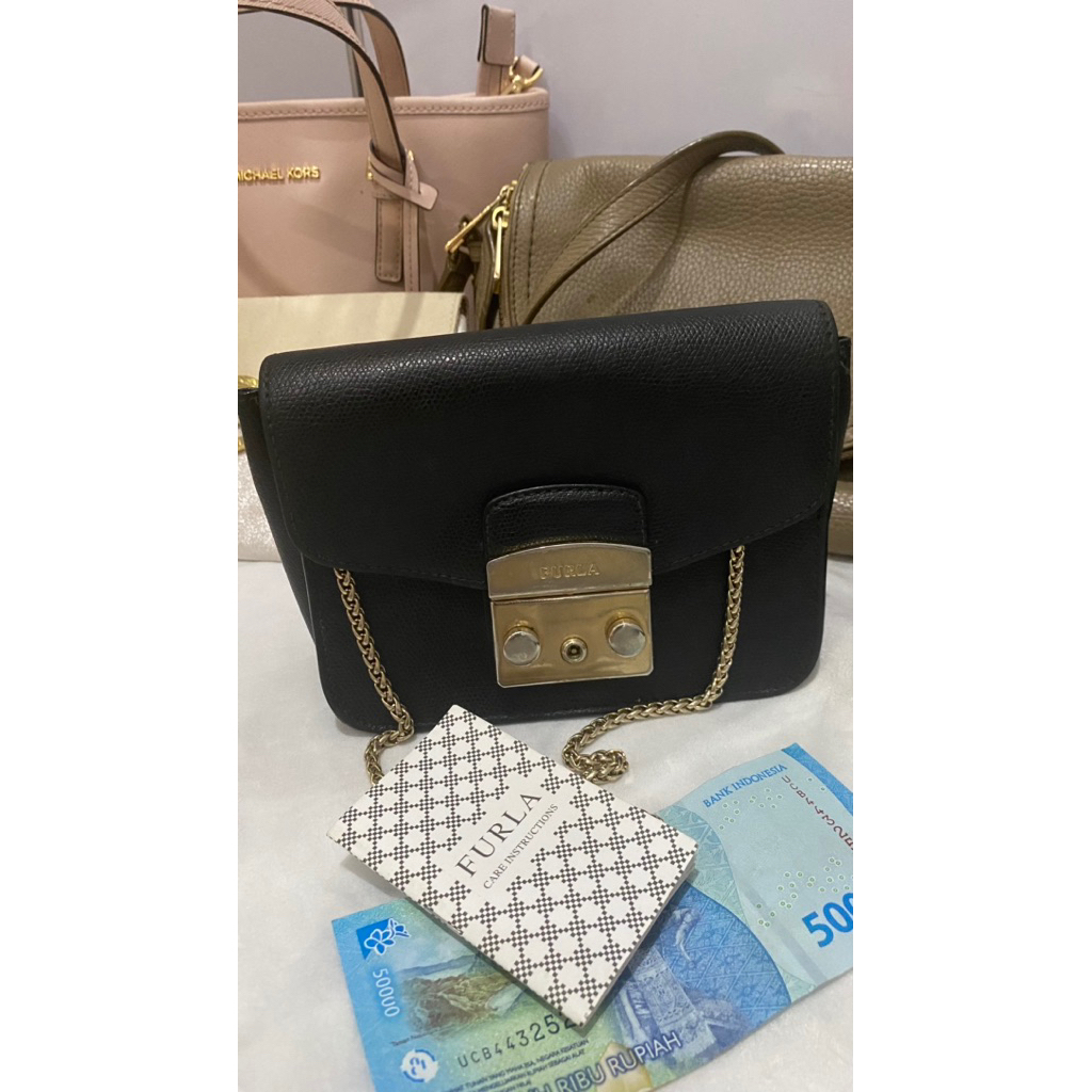 Preloved Furla Metropolis Mini Cross Body