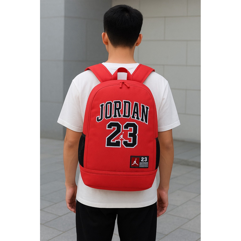 BACKPACK JORDAN 23 RED SPORTY 27L