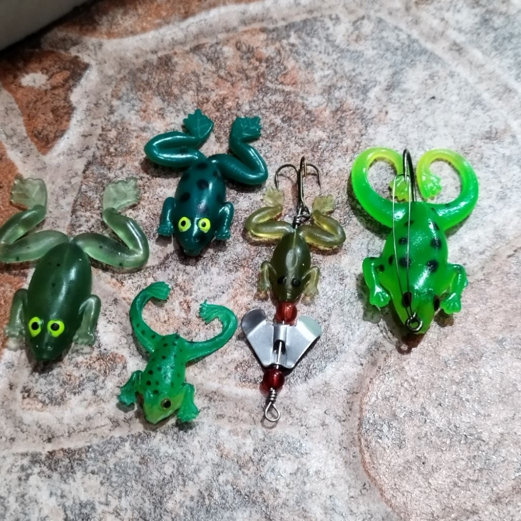 *Umpan Frog Soft Lure / Umpan Katak Karet