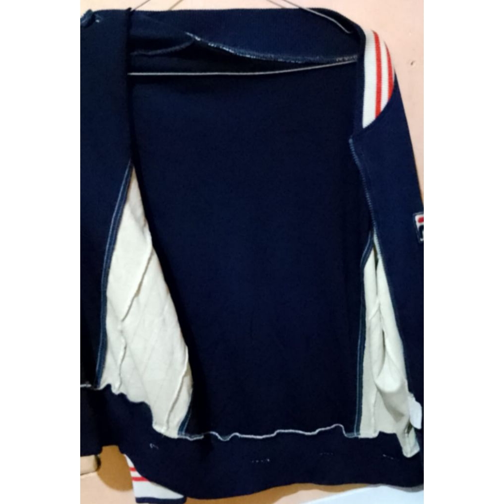 Vintage Fila BJ Bjorn Borg Jacket Blue White Line