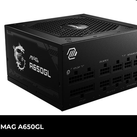 MSI MAG A650GL 650W Power Supply 80+ Gold Full Modular