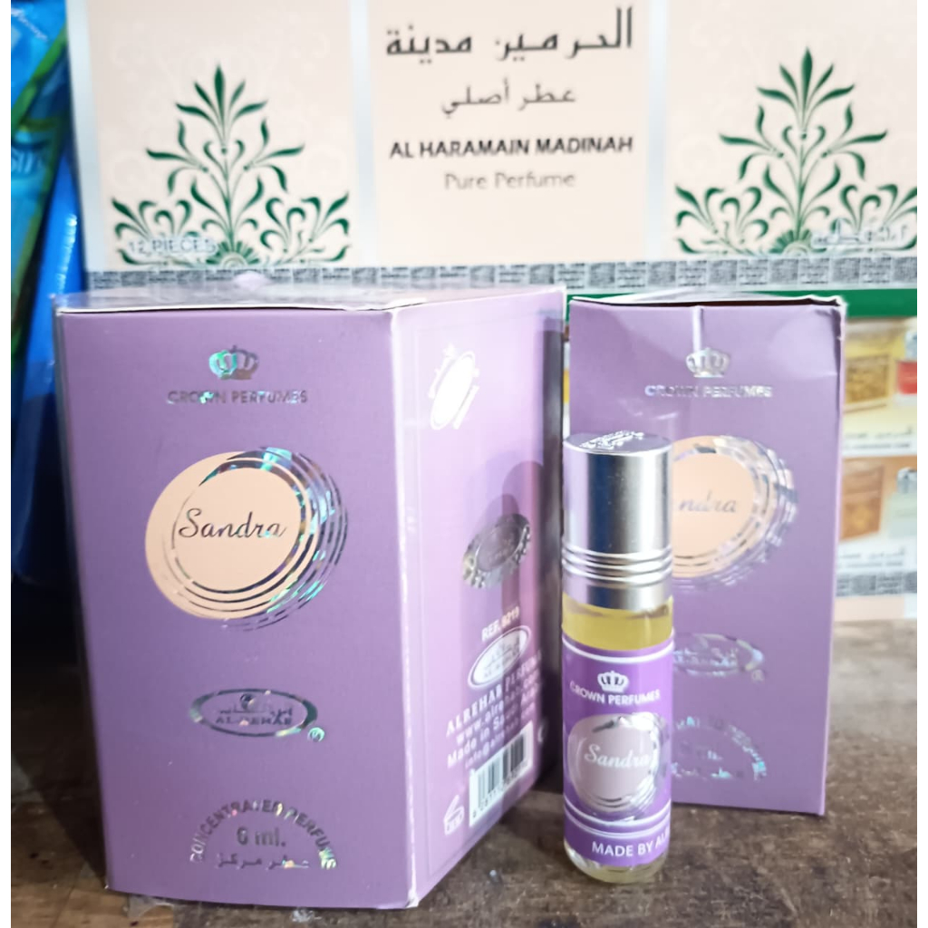 Parfum Alrehab SANDRA 6ml/6pcs(1pak) Original Alrehab