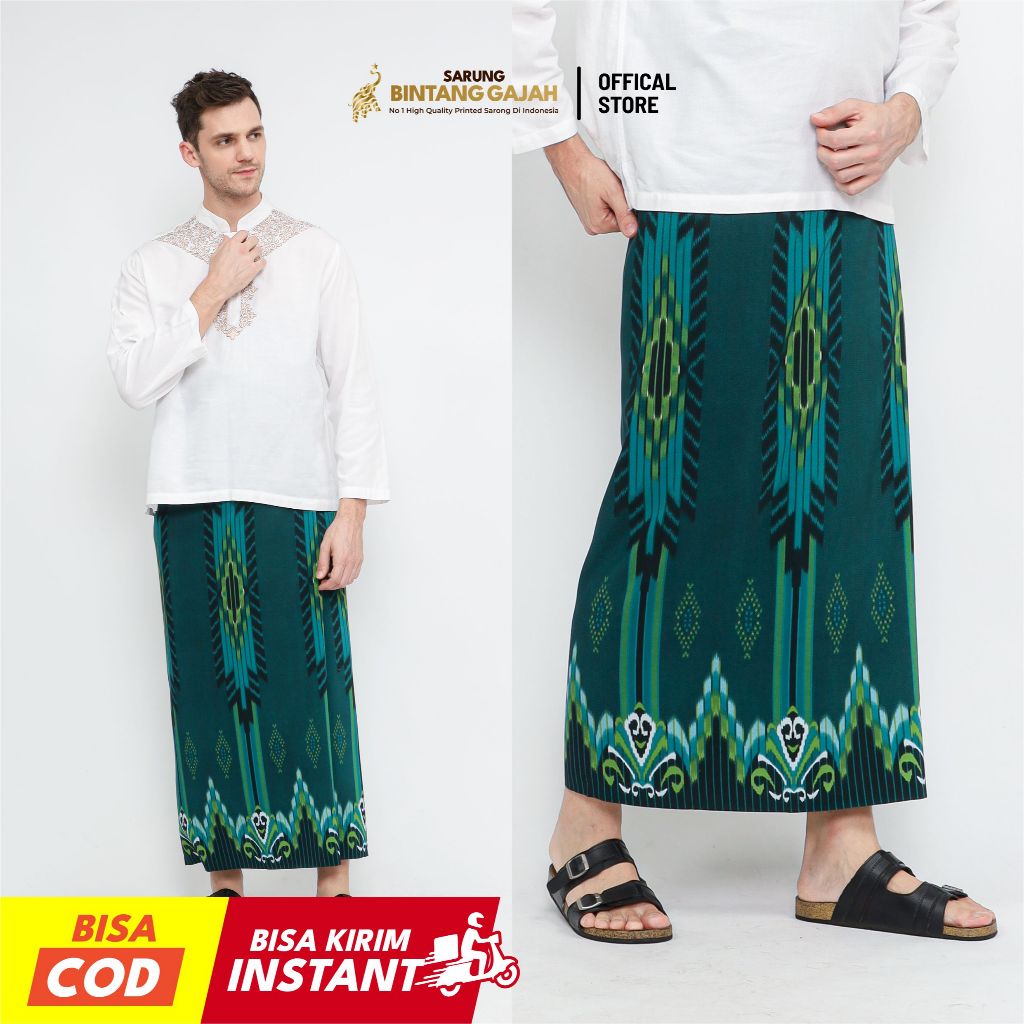 Sarung Bintang Gajah Onta Legenda RS 9927 Motif Ornamen Nusantara