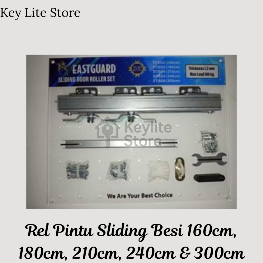REL PINTU GESER BESI / REL PINTU SLIDING GALVANIS