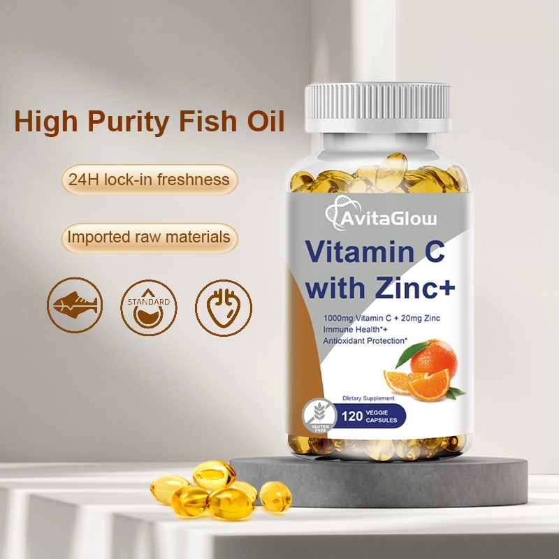 Avitaglow Vitamin C 1000mg Zinc 20mg 120 Kapsul