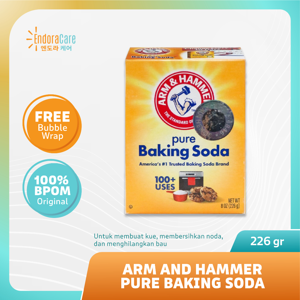 

[BEST SELLER] Arm and Hammer Pure Baking Soda Scratchess Cleaning 226gr