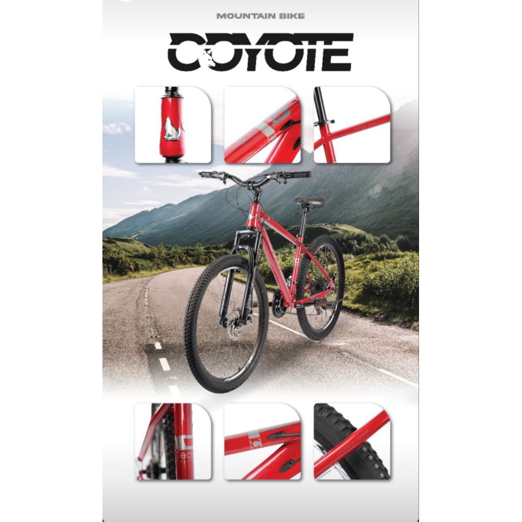 SEPEDA MTB ELEMENT COYOTE 26 INCH NEW PROMO