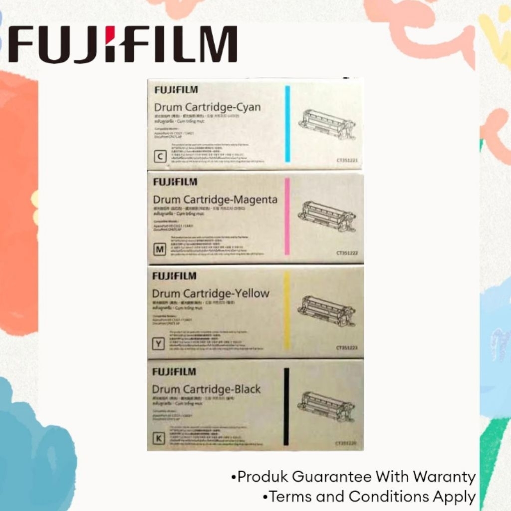 DRUM CARTRIDGE FUJIFILM APEOSPORT VII C3321 BLACK & COLOR