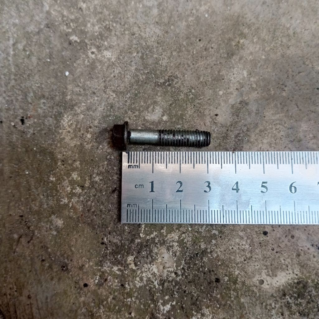 Baut Kunci 8 Panjang 30mm (3cm) Panjang Drat 20 mm (2cm) Baut Kunci 8 Original Copotan