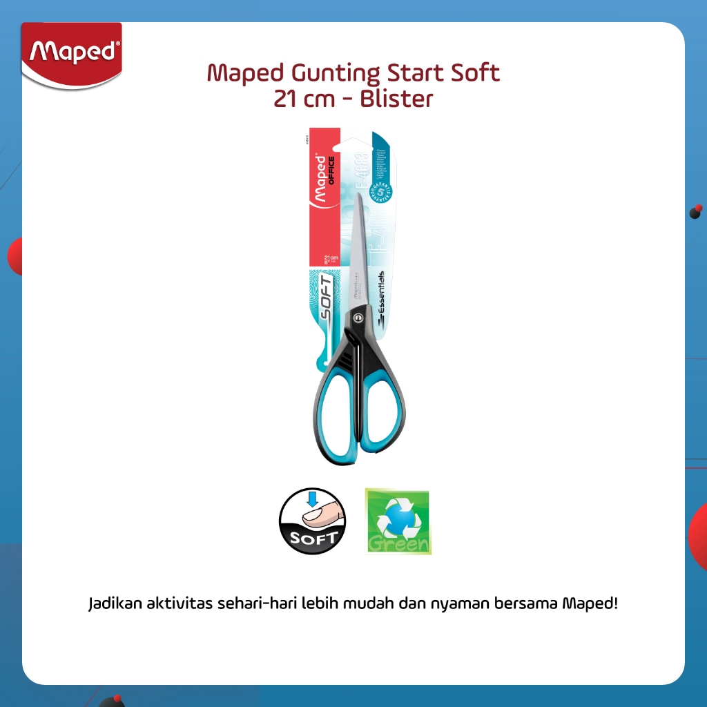 

Maped Gunting Start Soft 21 cm - Blister
