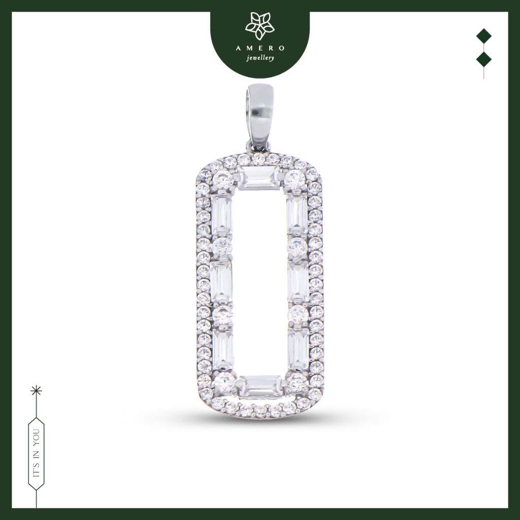 Liontin Emas White Gold 17K Diamora DL-28 Amero Jewellery