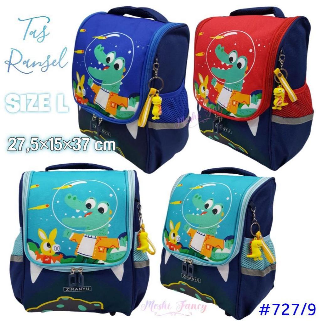Backpack School Dinosaurus / Tas Ransel Anak Dinosaurus / Tas Gendong Anak Dino Anak SD Anak Laki-La