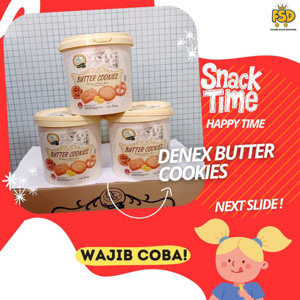 

CUCI GUDANG!!!Denex Butter Cookies@350gr