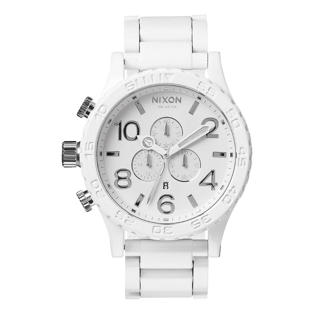 NIXON A0831255 - 51-30 CHRONO ALL WHITE/SILVER