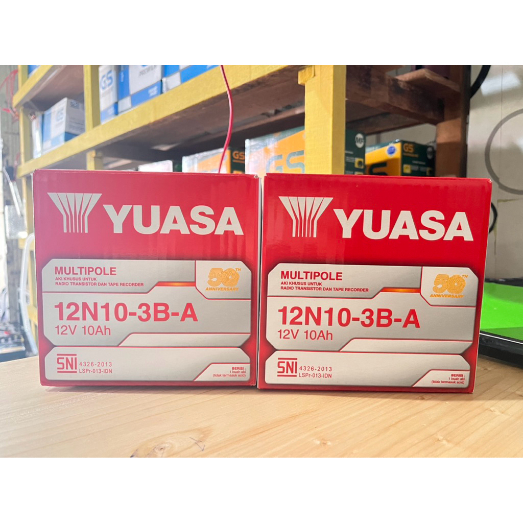 AKI YUASA 12n10 Basah 10 Ah 100% ORIGINAL