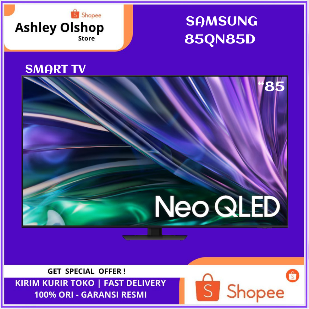 TV 85 Inch Samsung Neo QLED 85QN85D Smart TV Samsung QA85QN85DBKXXD 4K UHD
