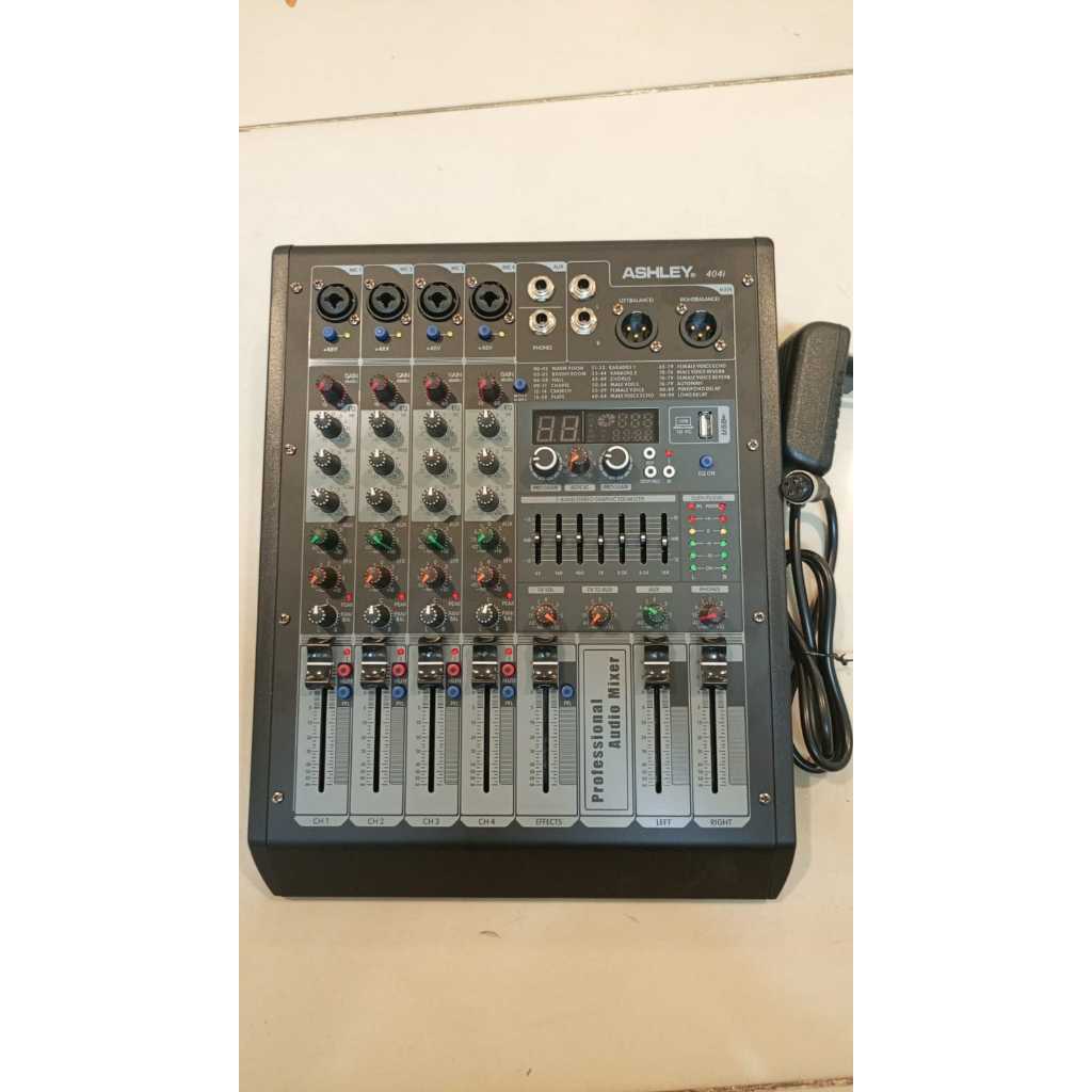 MIXER AUDIO ASHLEY 404 I ORIGINAL ASHLEY 404I 4 CHANNEL SOUNDCARD