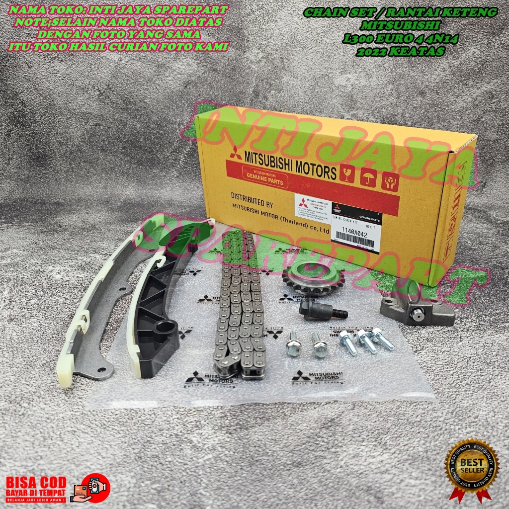 TIMING CHAIN SET RANTAI KETENG SET MITSUBISHI L300 DIESEL EURO 4 EURO4 MESIN 4N14