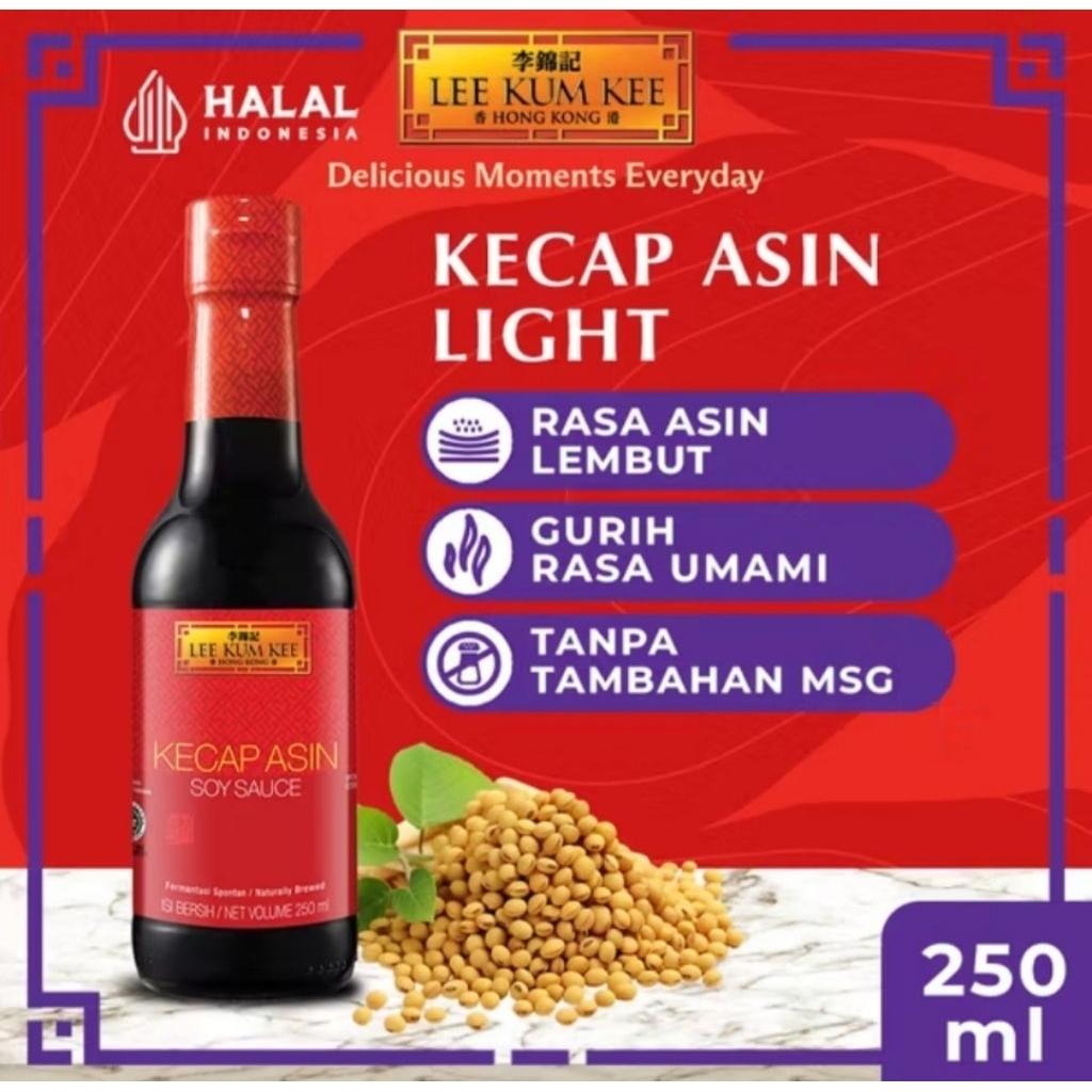 

Lee Kum Kee Kecap Asin Soy Sauce 250ml
