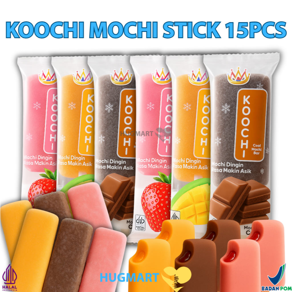

KOOCHI MOCHI STICK ICE CREAM ISI 15PCS / MOCHI STICK KOOCHI