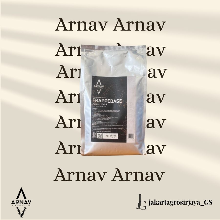 

Arnav Frappe Base Powder 1kg - Bubuk Minuman Frappe Base Premium