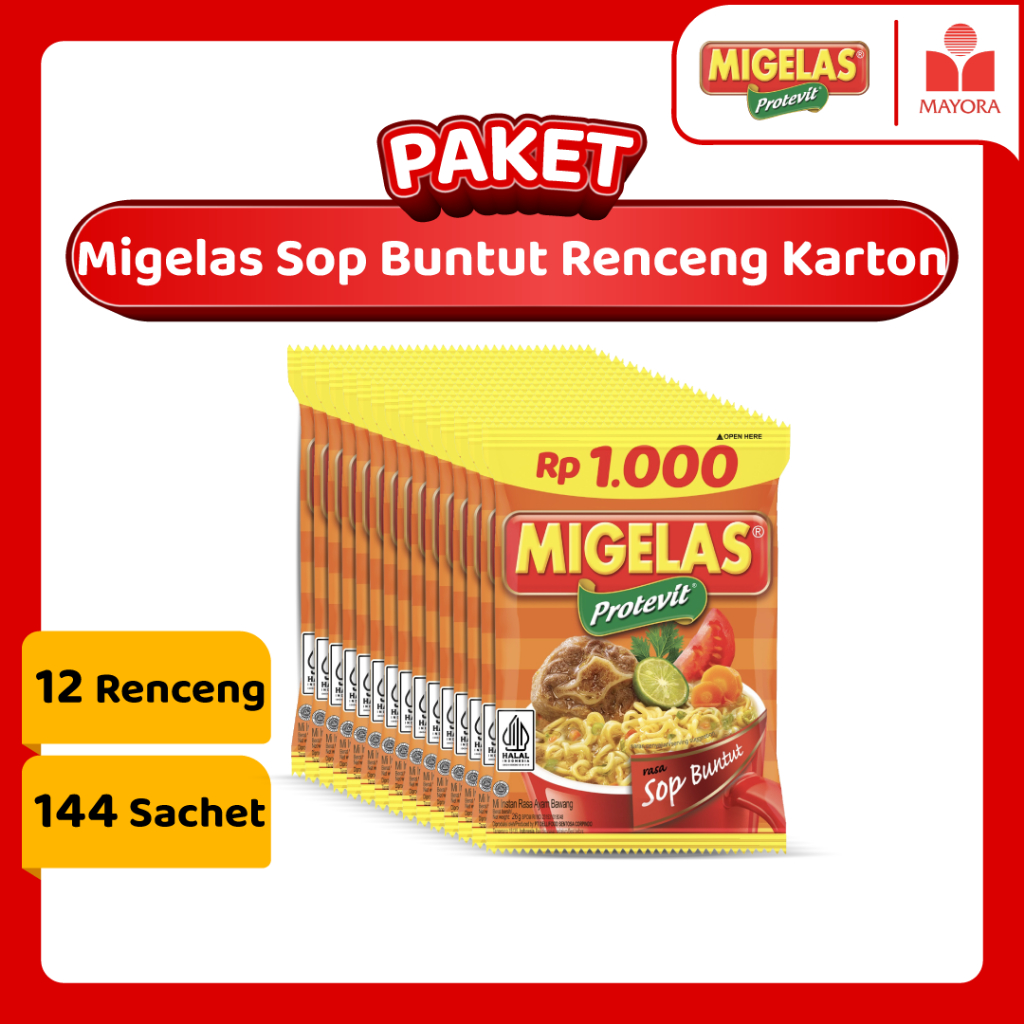 

Paket Migelas Sop Buntut Renceng Karton