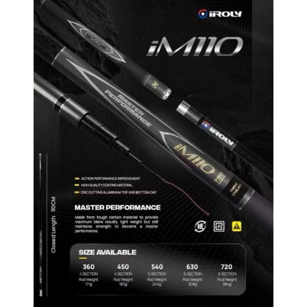 JORAN TEGEK IROLY iM110 (Carbon)