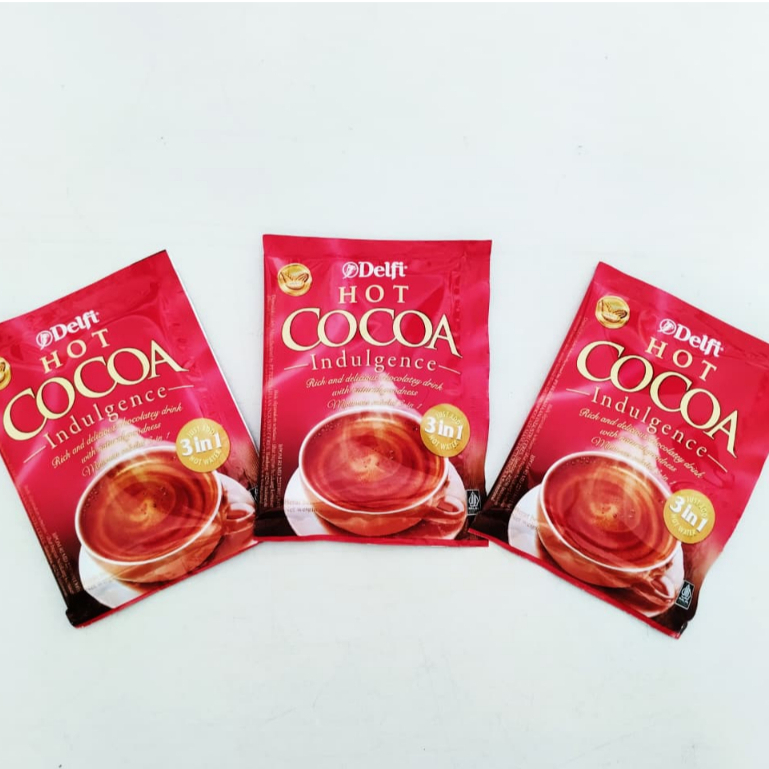 

Delfi Minuman Cokelat Hot Cocoa Indulgence Sachet 25 Gram Minuman Cokelat