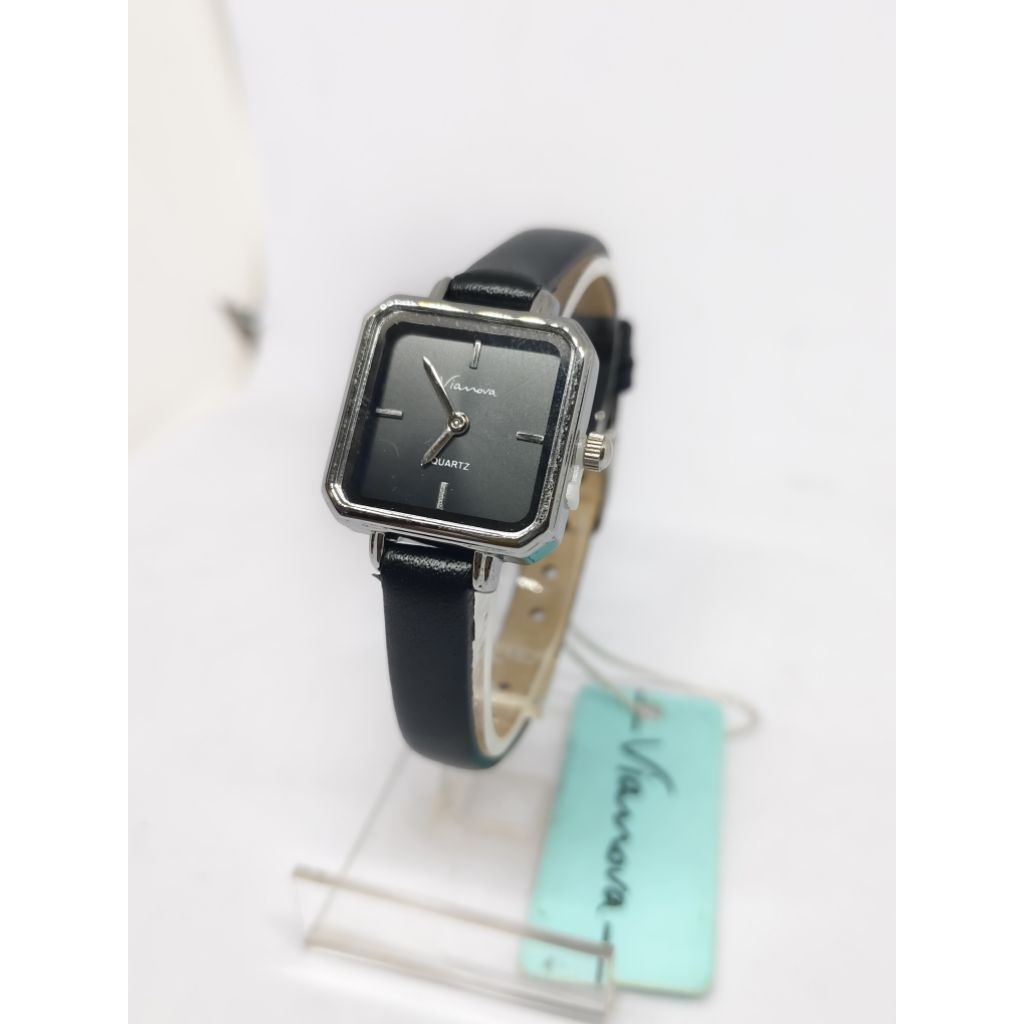 jam tangan wanita vianova kotak 001/002 tali kulit