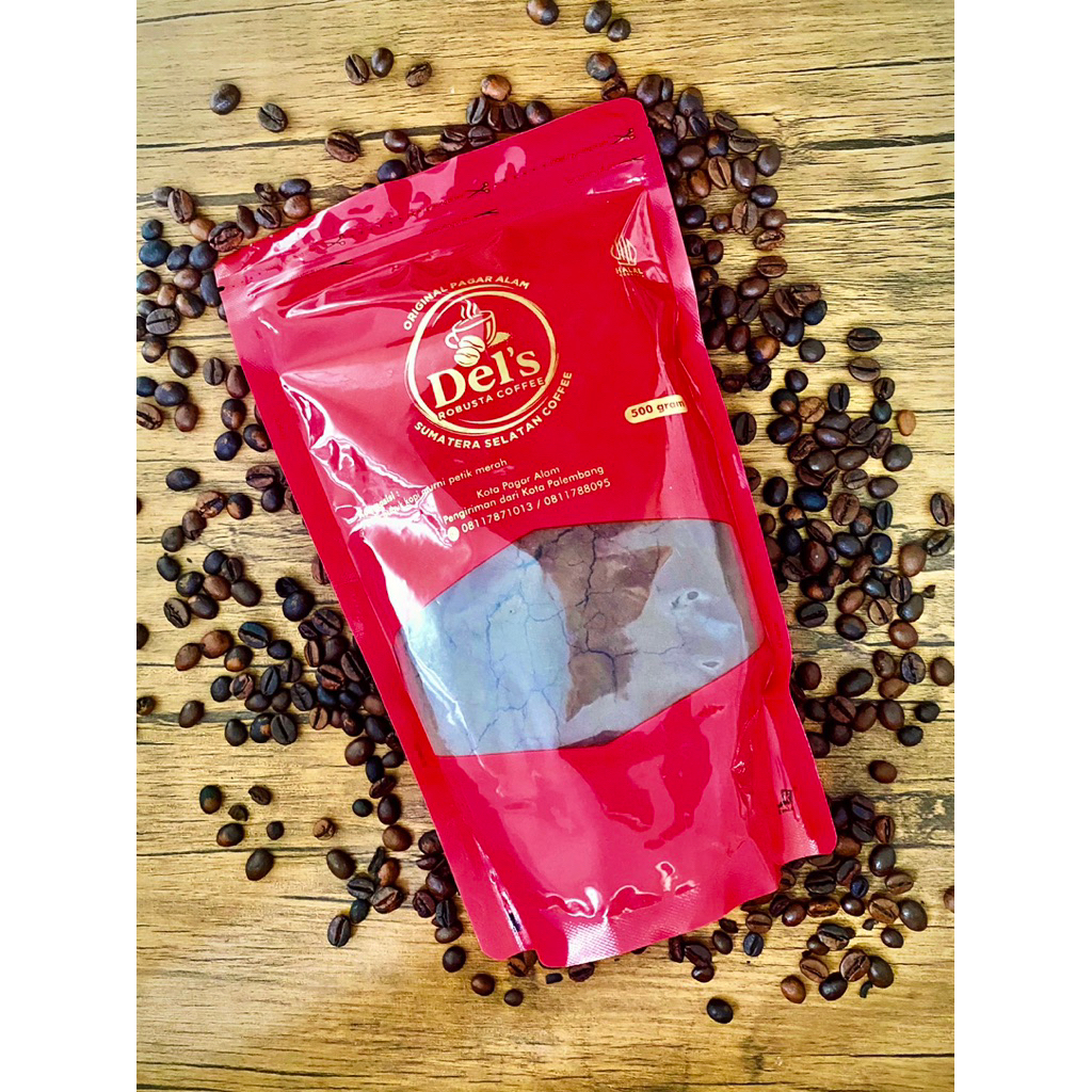 

Kopi Robusta Coffee - 500 gram Pagar Alam Sumatera Selatan Palembang