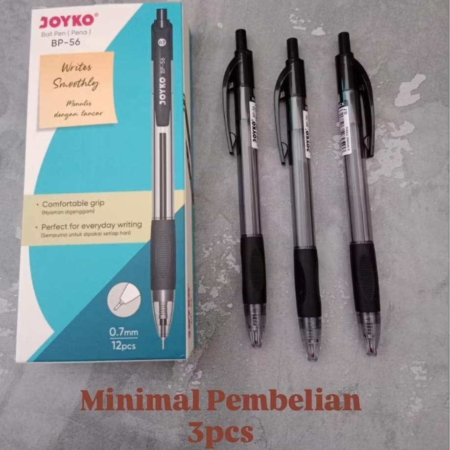 

[1PCS] Pulpen / Bolpen Joyko BP-56 Hitam 0.7mm
