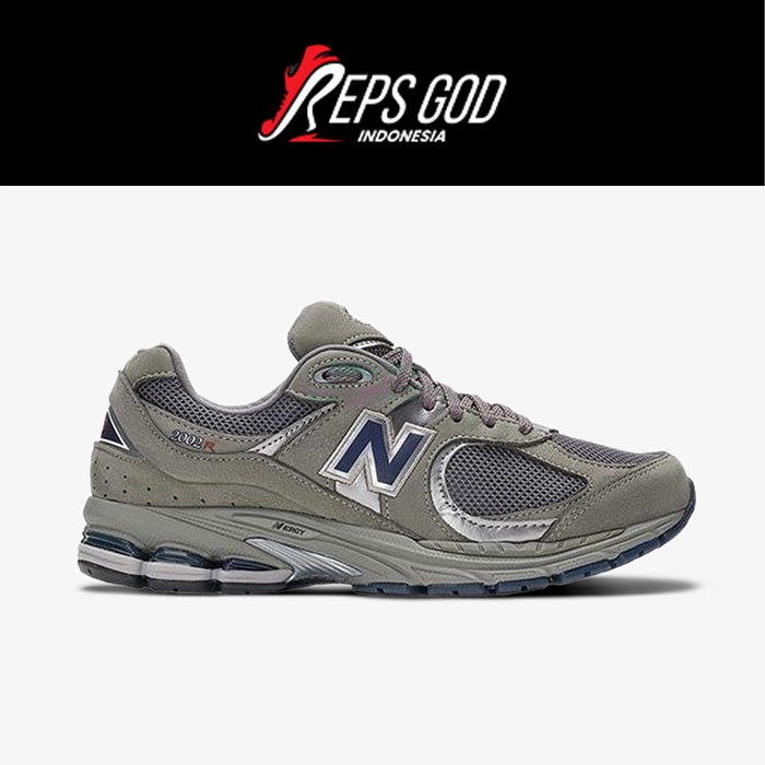 NB 2002 R Balance 2002R Light Grey Dark Grey Casual Gym Olahraga Jogging Joging Pria Wanita Sneakers