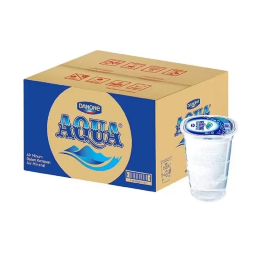 

Aqua gelas 1 Karton-Aqua gelas 1Dus = 48Gelas-Aqua Dus-Air cup-Aqua Cup