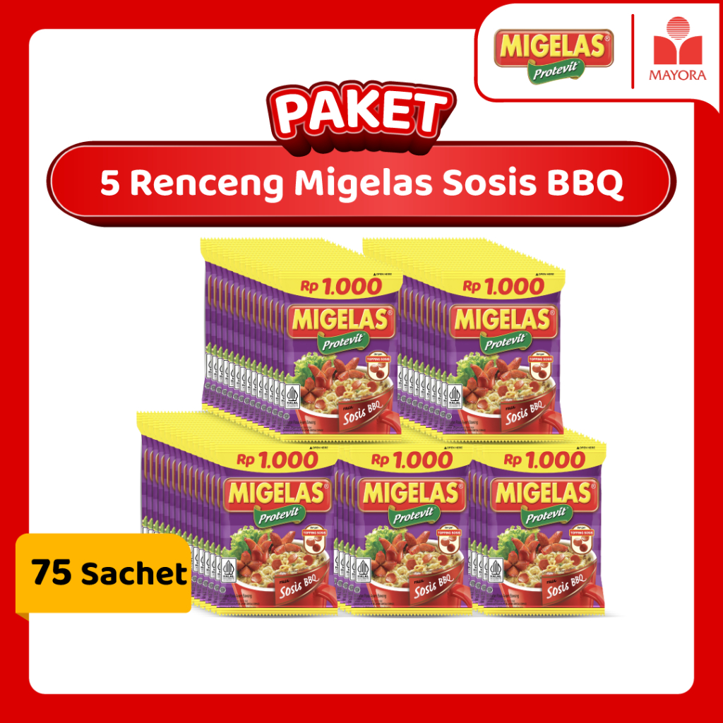 

Paket 5 Renceng Migelas Sosis BBQ