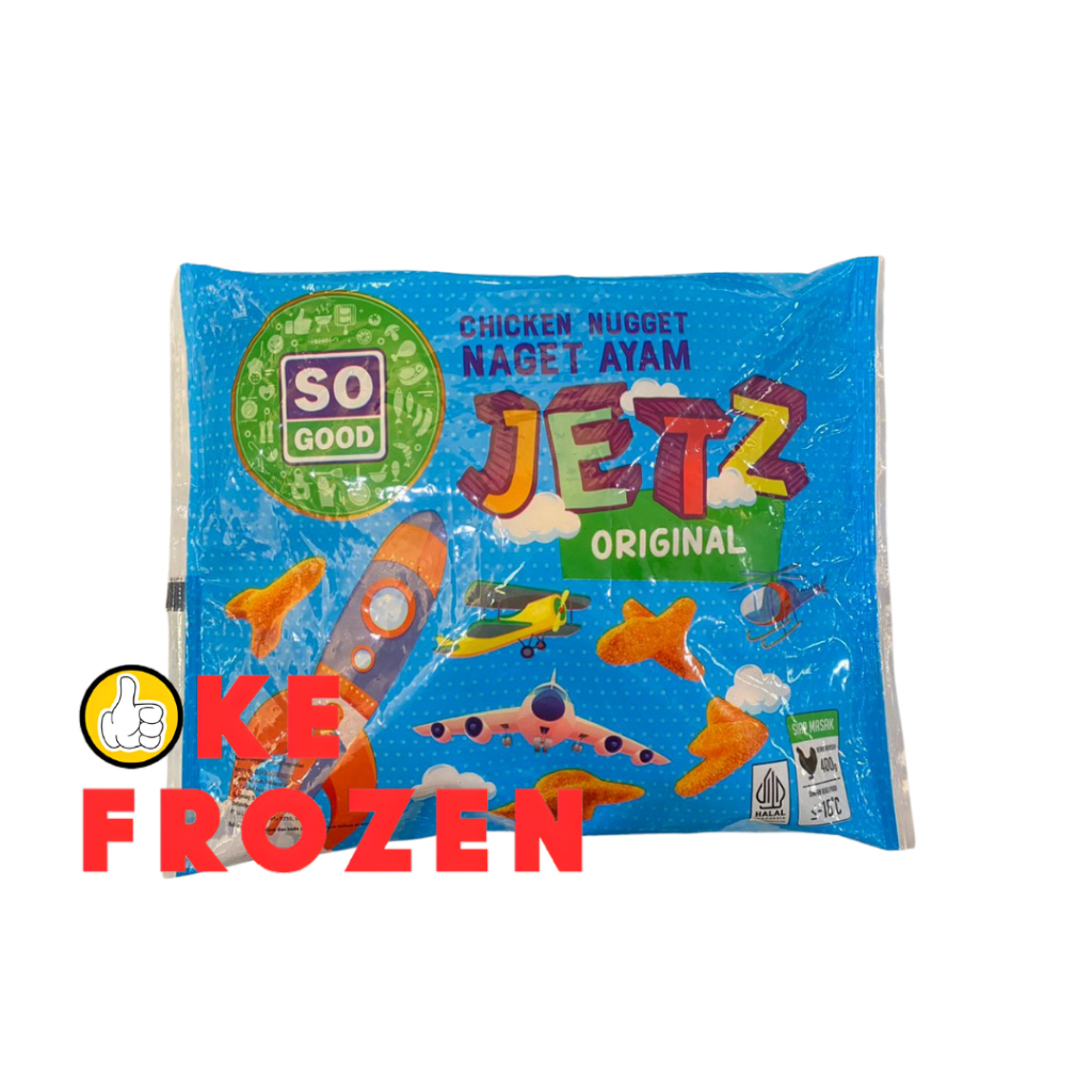 

SO GOOD CHICKEN NUGGET JETZ 400GR / NAGET AYAM ORIGINAL