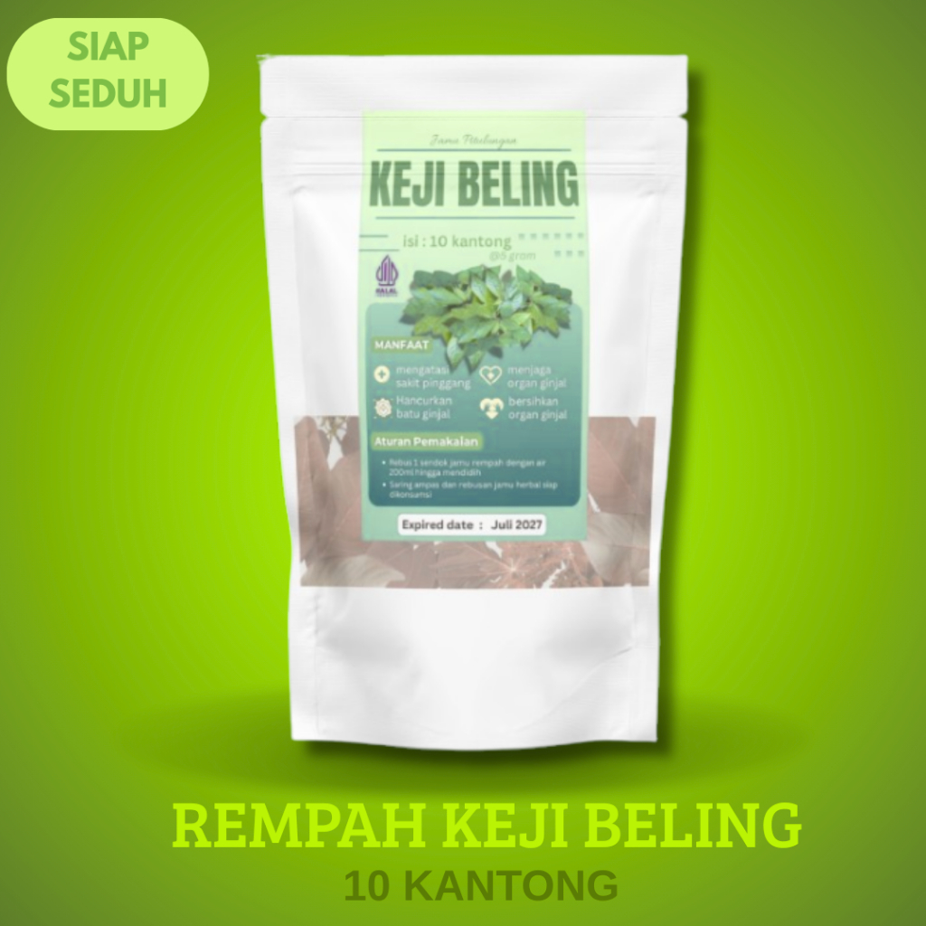 

rempah herbal daun keji beling 10kantong