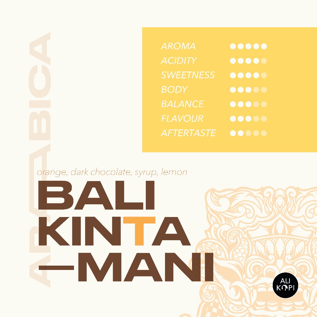 

ALI KOPI - Kopi Bali Kintamani Arabica Roasted Beans