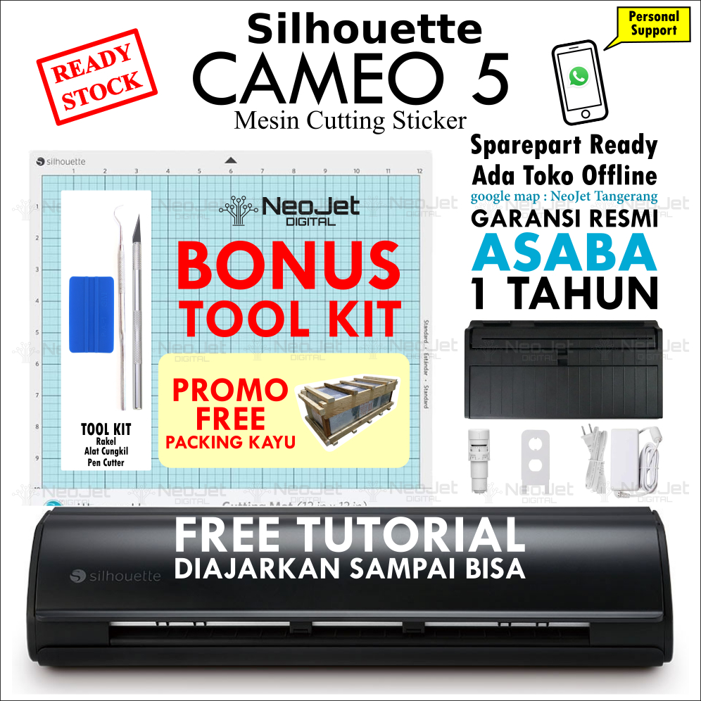 

Mesin Cutting Sticker Silhouette Cameo 5 Cuting Stiker Balon Pesta Craft Cut Contour FREE PACKING KAYU