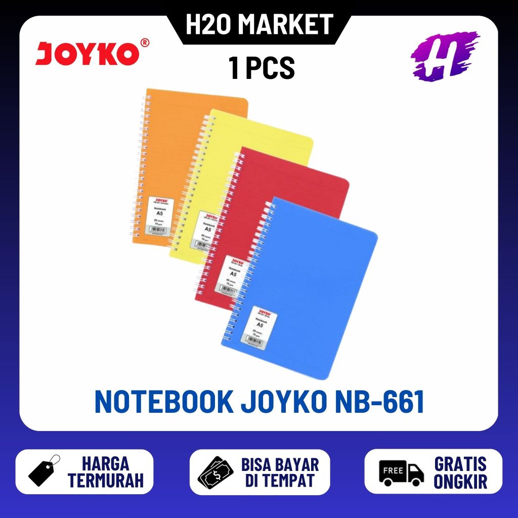 

❤️H2O❤️ Ruled Notebook Diary Agenda Buku Catatan Bergaris Joyko NB-661