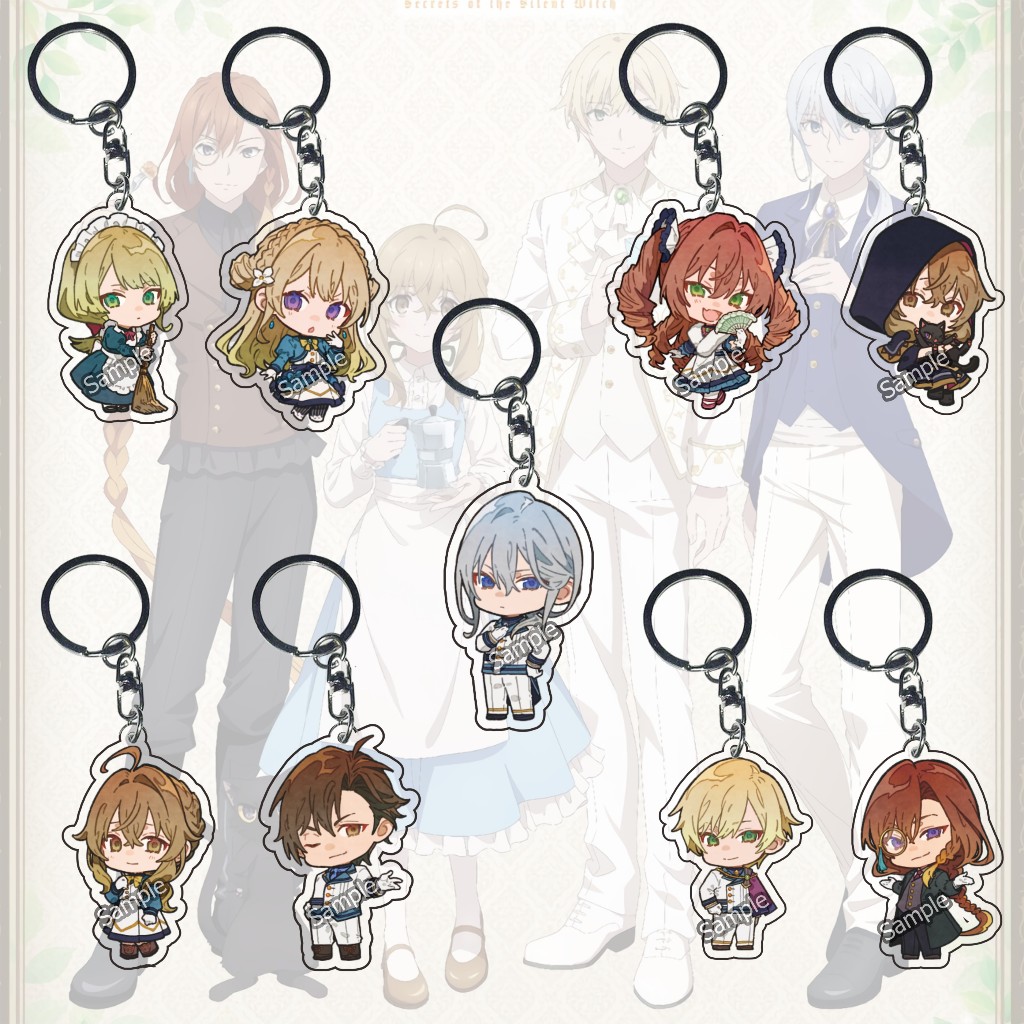 Gantungan Kunci Anime silent witch part 01 - rynzbelfeid  - louis miller - isabelle norton - cyril a