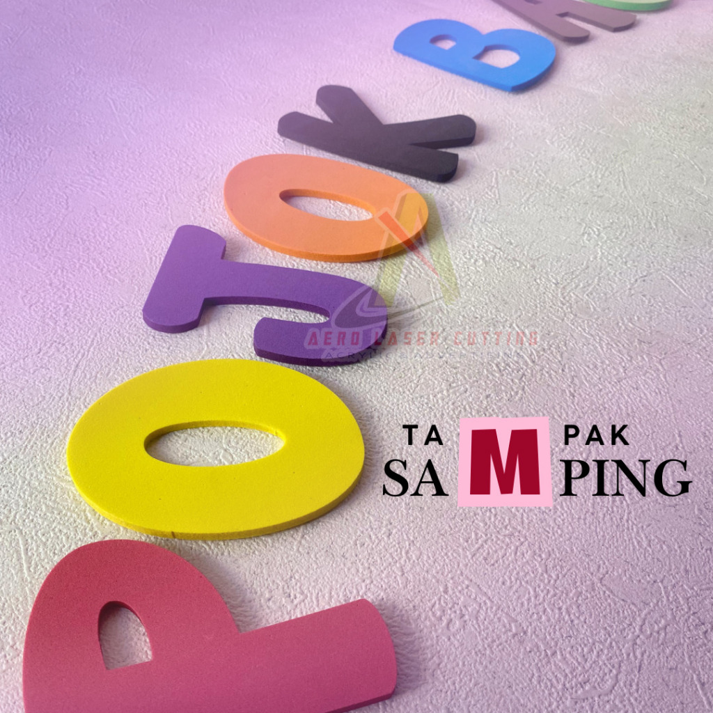 POJOK BACA SPONS EVA / HIASAN DINDING TULISAN ''POJOK BACA'' / HIASAN SEKOLAH POJOK BACA