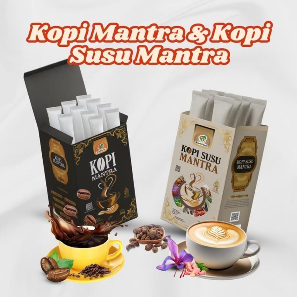 KOPI MANTRA- KOPI HERBAL REMPAH PILIHAN UNTUK STAMINA PRIA & WANITA BPOM HALAL