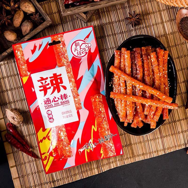 

Snack Stik Pedas Khas China – Varian Gurih, Manis Mala & Super Pedas