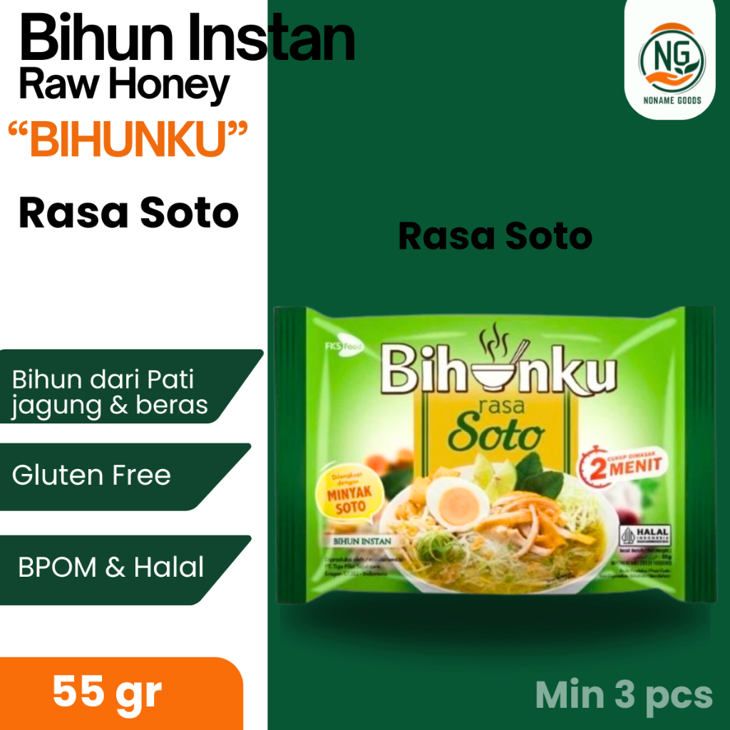 

BIHUNKU RASA SOTO GLUTEN FREE (MIN 3 PCS)