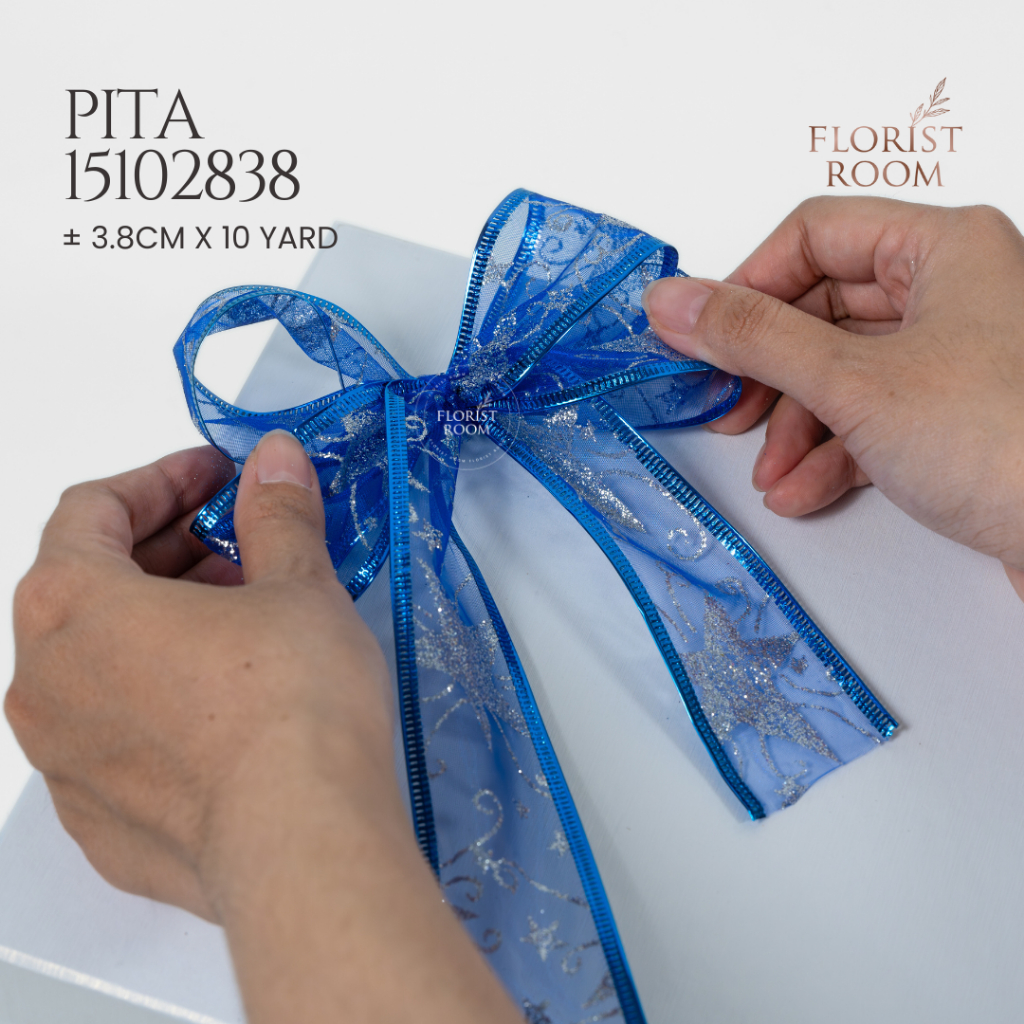 

Pita 15102838 ±3.8cm x 10 yard - Ribbon - Gift Ribbon - DIY - Hampers - Christmas
