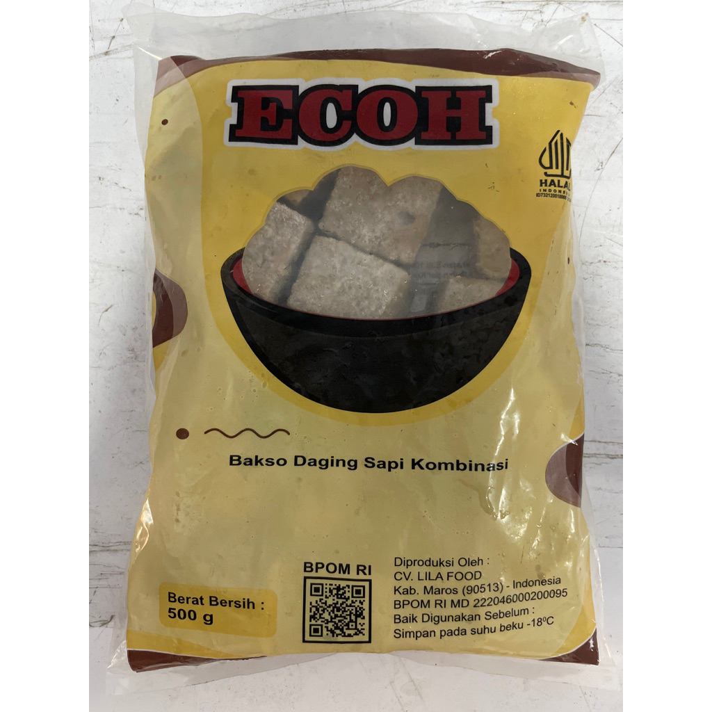 

Bakso Ecoh Bakso Kotak 500gr Bakso Kotak ecoh