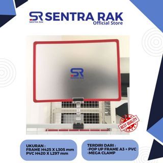 

Frame Promosi A3 dan Mega Clamp Adjustable Clear