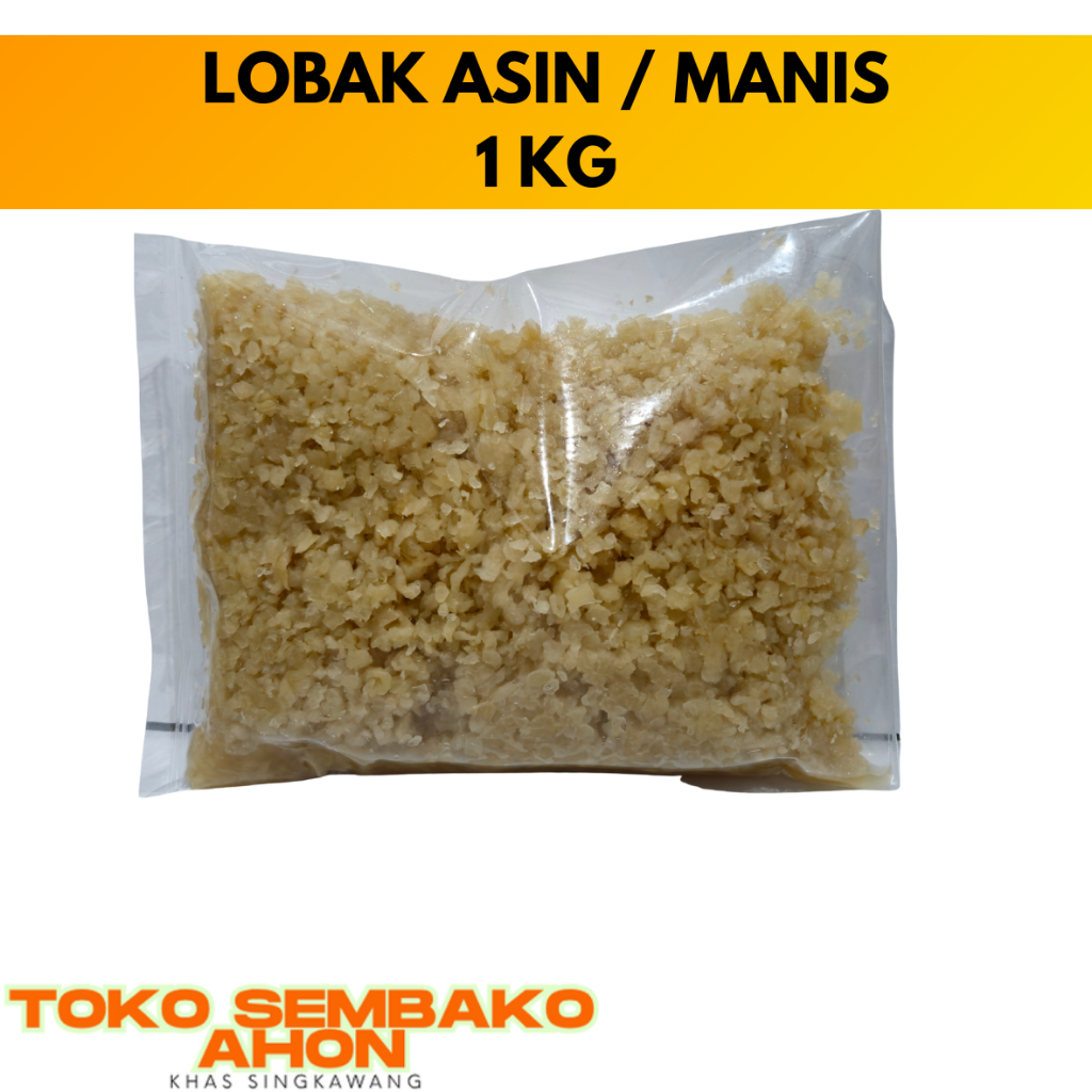 1 KG gram lobak asin / lobak manis / choi bu / CHOIBU / choi Pu / CHOIPU / Lobak Asin Manis / Sayur 