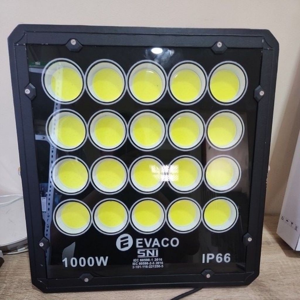 EVACO LAMPU SOROT LED COB 1000 WATT LAMPU TEMBAK COB 1000W